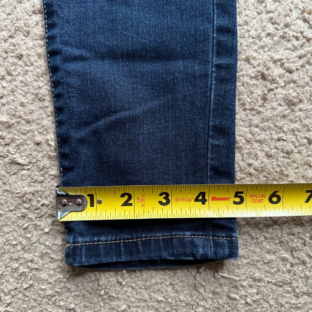 Banana Republic Jeans Womens 4 27x28 Mid Rise Skinny Fit Blue Denim - Picture 11 of 13